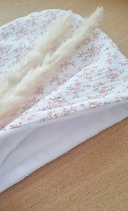 Serviette turban pour les cheveux