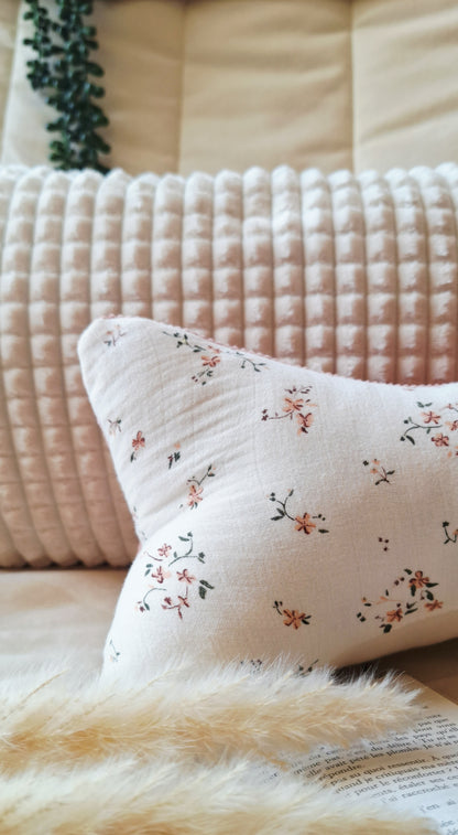 Coussin de lecture ergonomique artisanal - Coton biologique, fait main, pour lire sans douleur