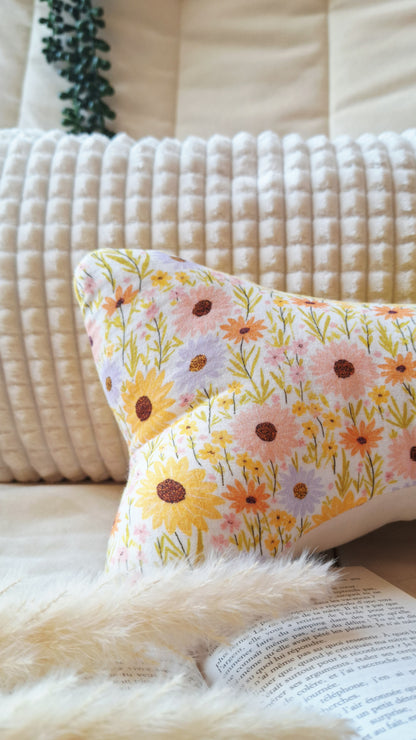 Coussin de lecture ergonomique artisanal - Coton biologique, fait main, pour lire sans douleur