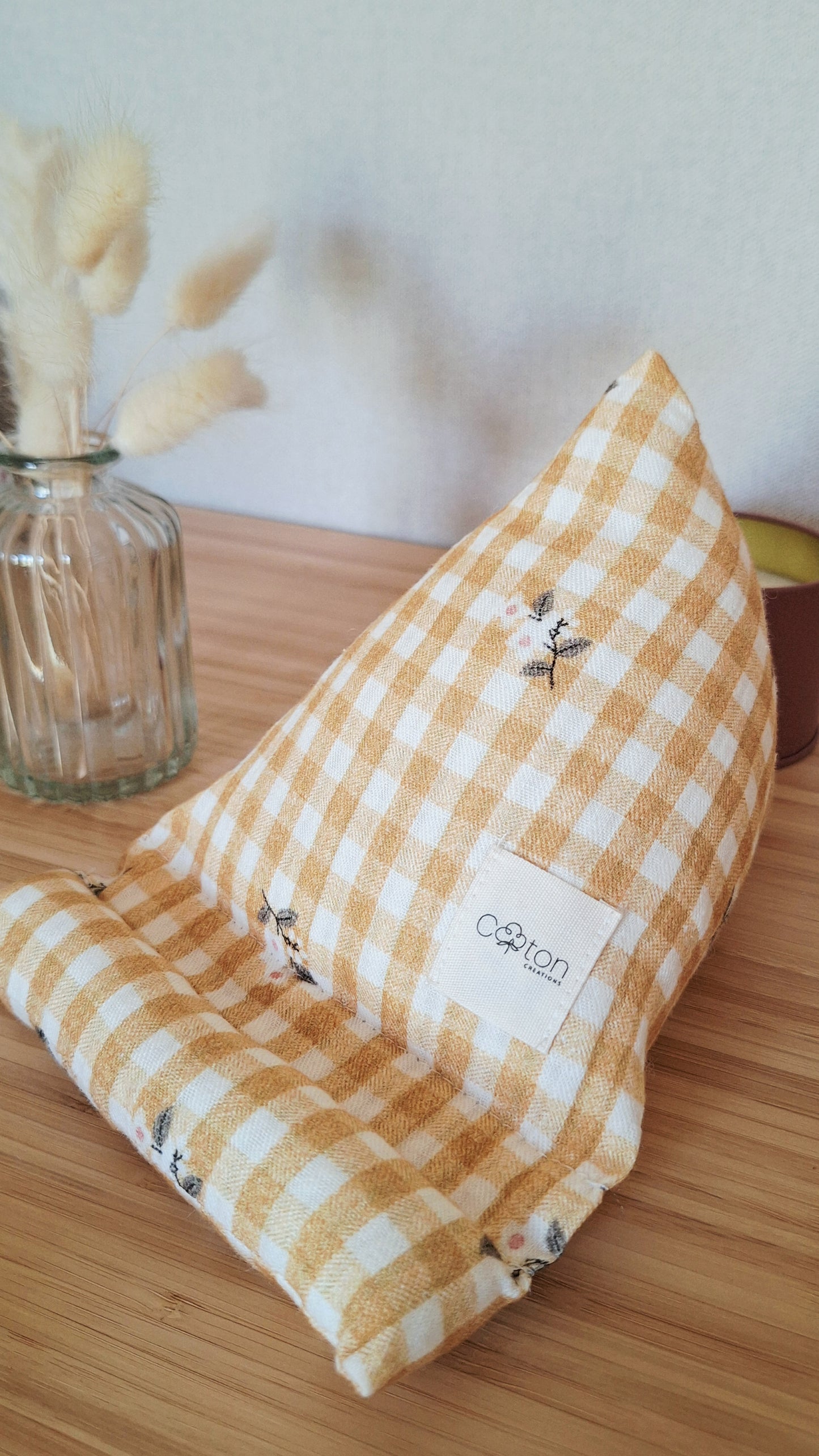 Coussin pour liseuse - Support ergonomique artisanal