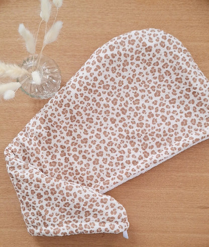 Serviette turban pour les cheveux
