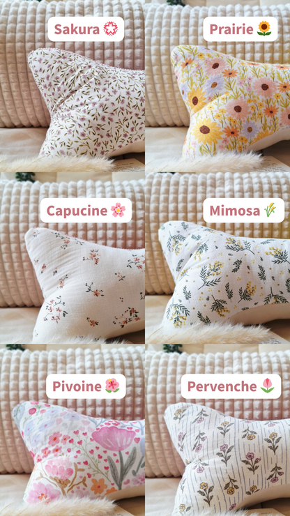 Coussin de lecture ergonomique artisanal - Coton biologique, fait main, pour lire sans douleur
