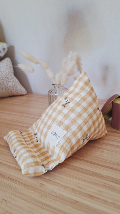 Coussin pour liseuse - Support ergonomique artisanal