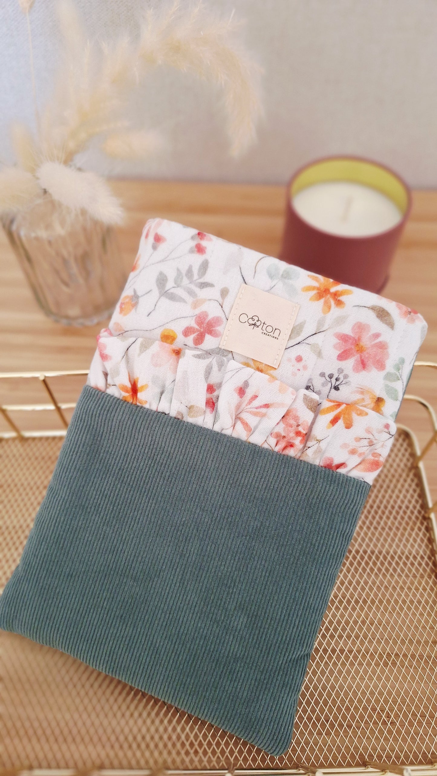 Pochette 2 en 1 pour liseuse et/ou livre de poche - Artisanale, personnalisable