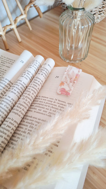 Marque-page aimanté artisanal - Fait main en coton, pour ne plus jamais perdre sa page