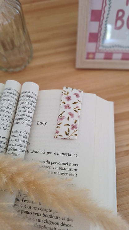 Marque-page aimanté artisanal - Fait main en coton, pour ne plus jamais perdre sa page