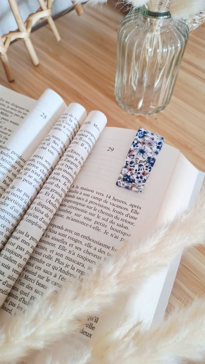 Marque-page aimanté artisanal - Fait main en coton, pour ne plus jamais perdre sa page