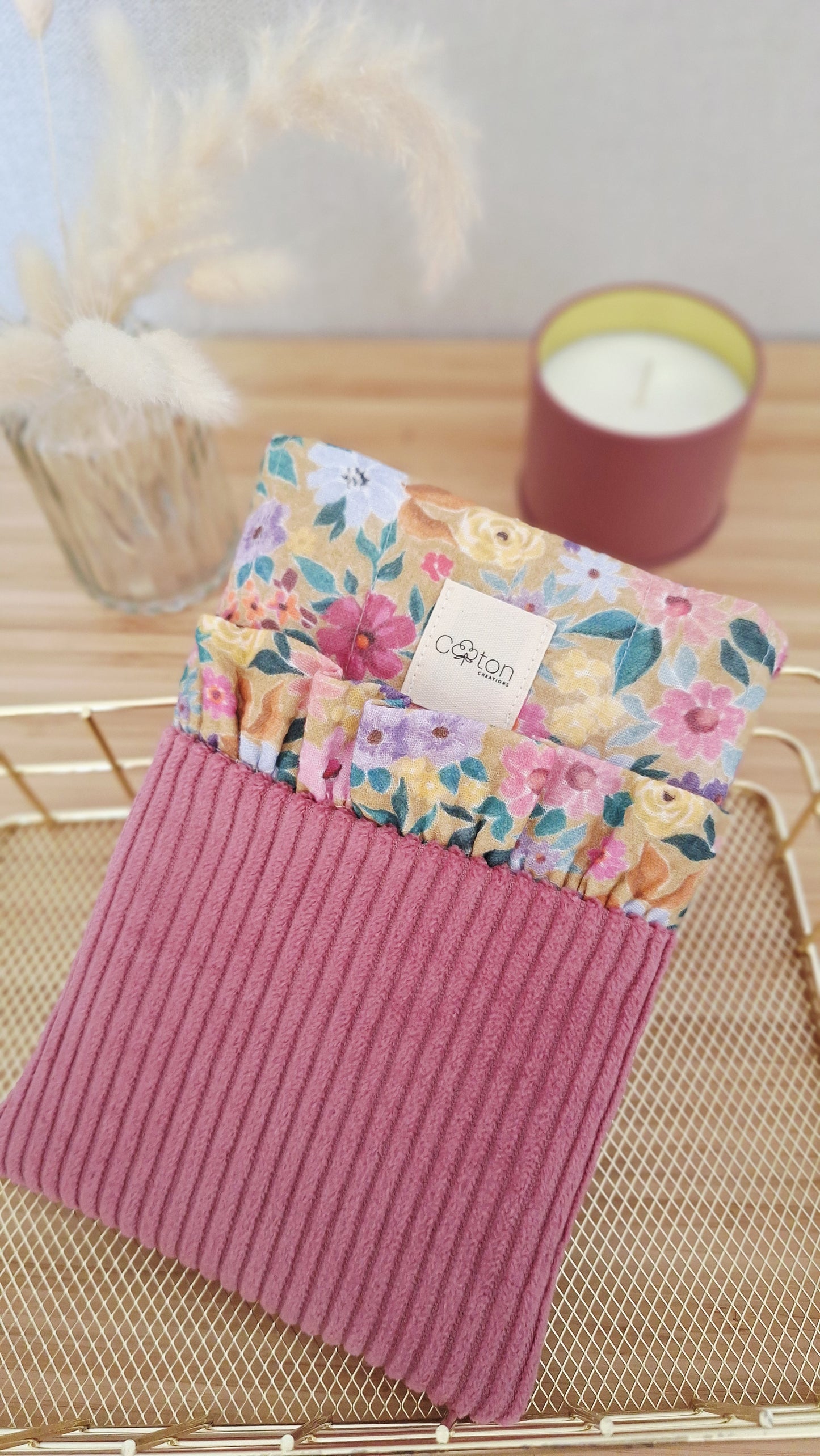 Pochette 2 en 1 pour liseuse et/ou livre de poche - Artisanale, personnalisable