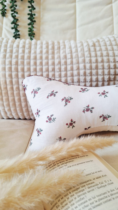 Coussin de lecture ergonomique artisanal - Coton biologique, fait main, pour lire sans douleur