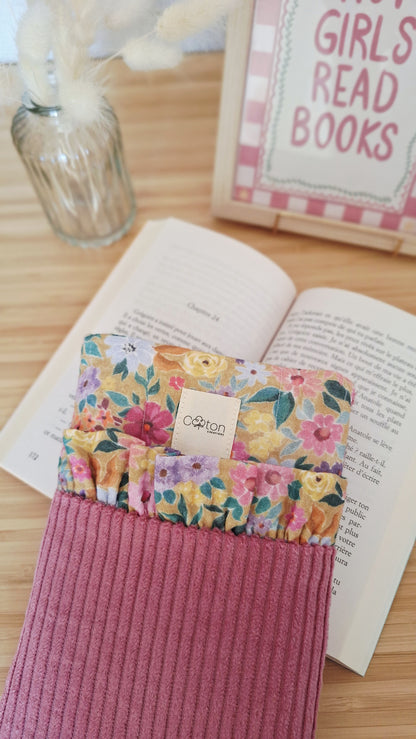 Pochette 2 en 1 pour liseuse et/ou livre de poche - Artisanale, personnalisable