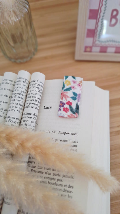 Marque-page aimanté artisanal - Fait main en coton, pour ne plus jamais perdre sa page