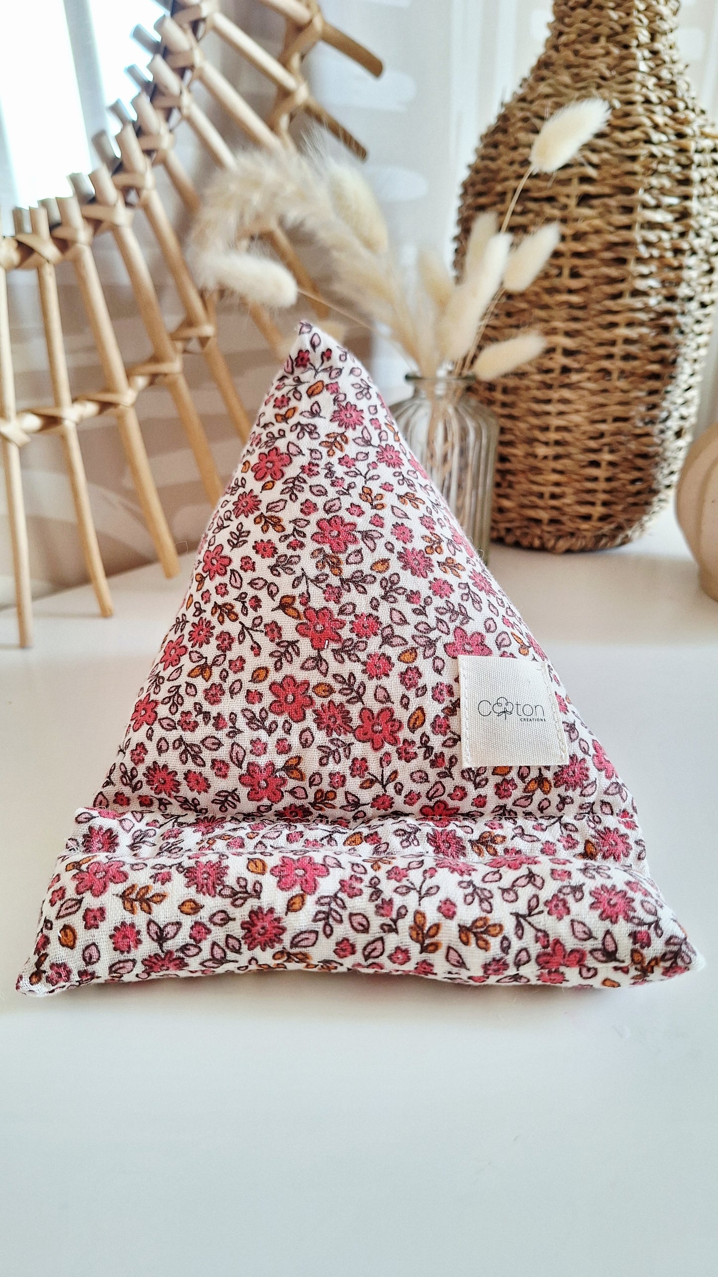 Coussin pour liseuse - Support ergonomique artisanal