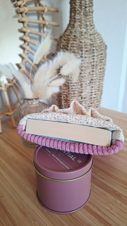Pochette 2 en 1 pour liseuse et/ou livre de poche - Artisanale, personnalisable